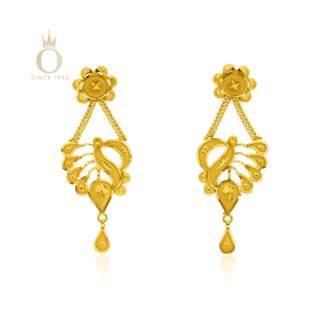 GOLD HANDMADE EARRING