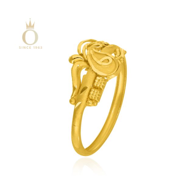 LIGHT WEIGHT GOLD LADIES RING