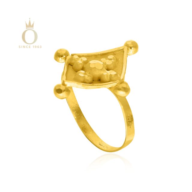 GOLD LIGHT WEIGHT BABY RING