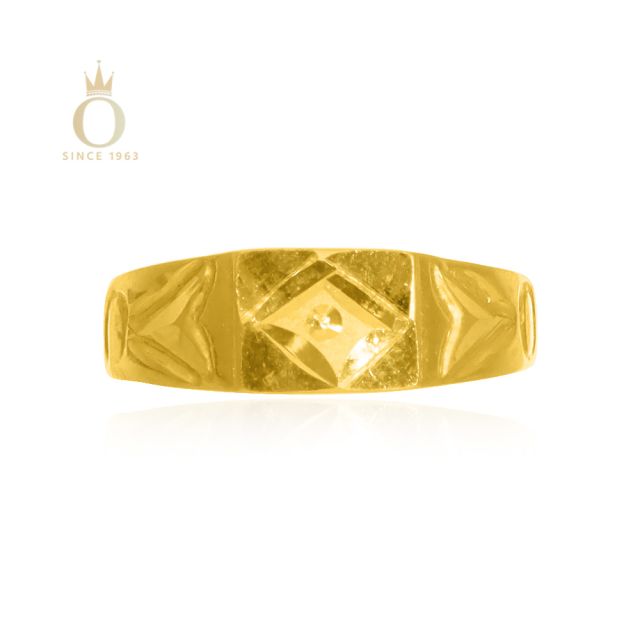 GOLD BABY RING