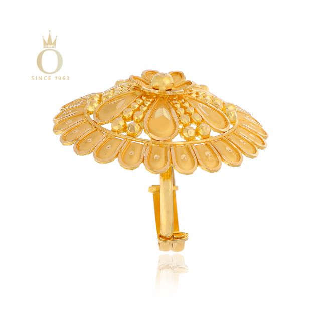 GOLD UMBRELLA LADIES RING - Image 2