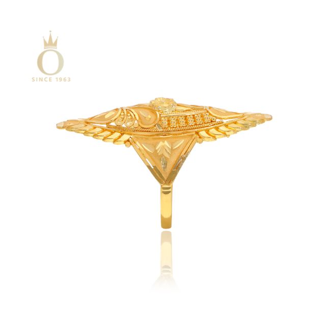 GOLD NOUKA LADIES RING - Image 4