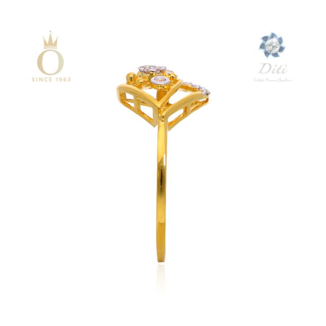 DIAMOND LADIES FANCY RING - Image 6