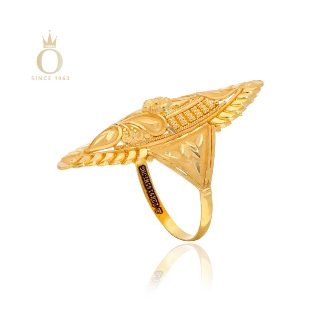 GOLD NOUKA LADIES RING - Image 3
