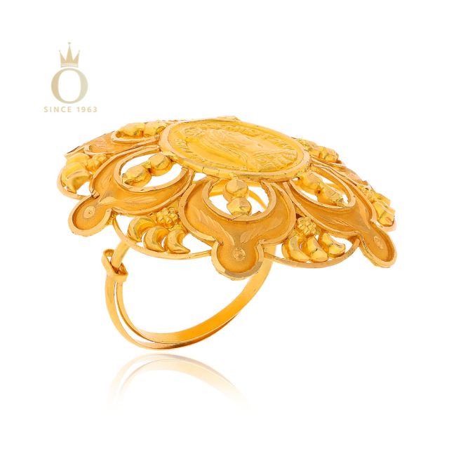GOLD UMBRELLA RING - Image 3