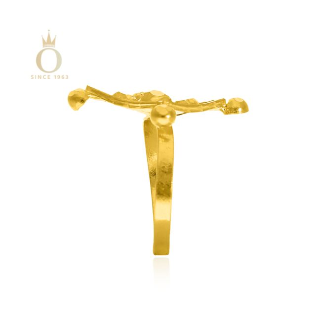 GOLD LIGHT WEIGHT BABY RING - Image 3