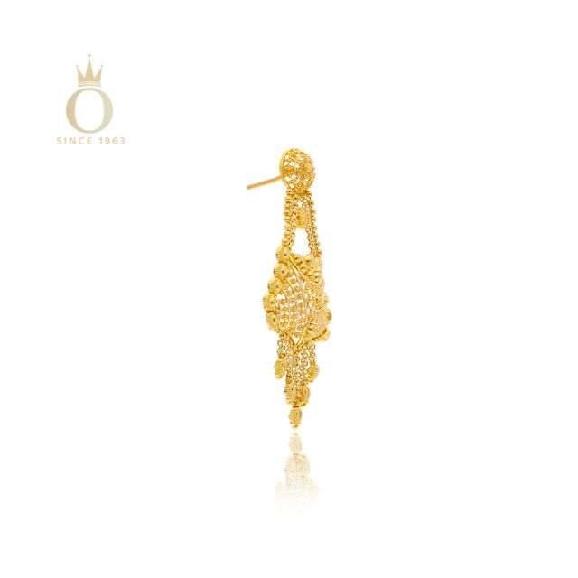 FANCY GOLD EARRING - Image 3