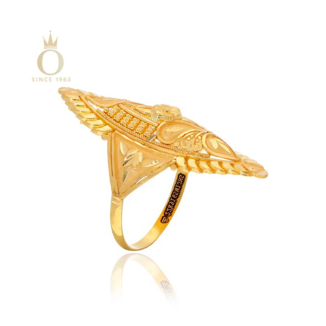 GOLD NOUKA LADIES RING - Image 2