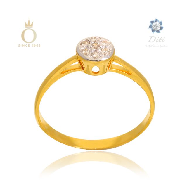 DITI DIA 7 STONE LADIES RING - Image 4