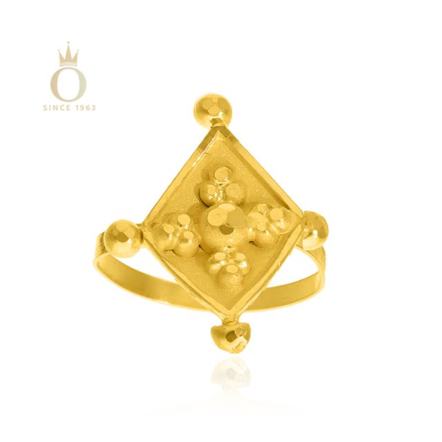 GOLD LIGHT WEIGHT BABY RING - Image 2
