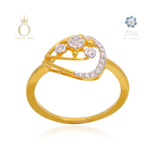 DIAMOND LADIES FANCY RING - Image 3