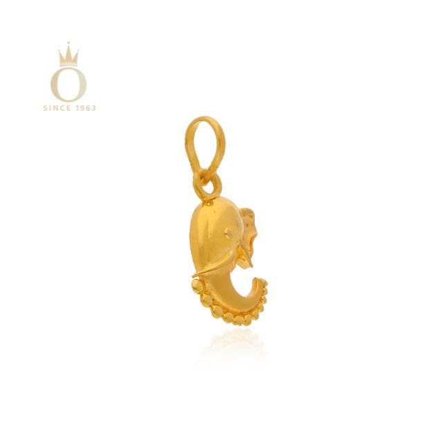 Divine Tusker Gold Pendant - Image 3