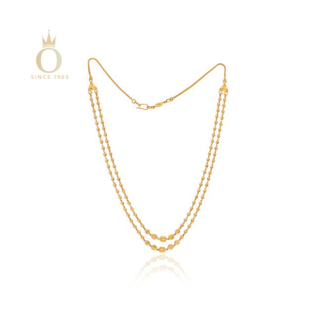 GOLD DOUBLE LINE RAJKOT CHAIN