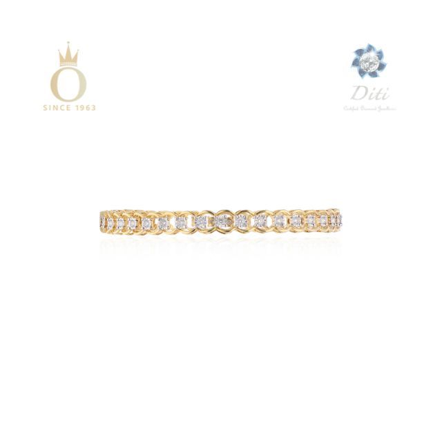 Princess Aura Diamond Bangle