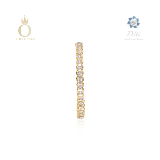 Princess Aura Diamond Bangle - Image 5