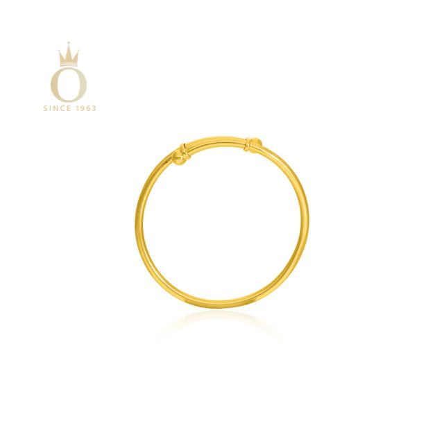 Minimalist Appeal Gold Baby Bangle