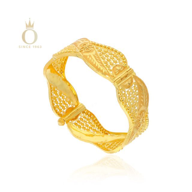 Dreamy Bride Gold Bangle - Image 3