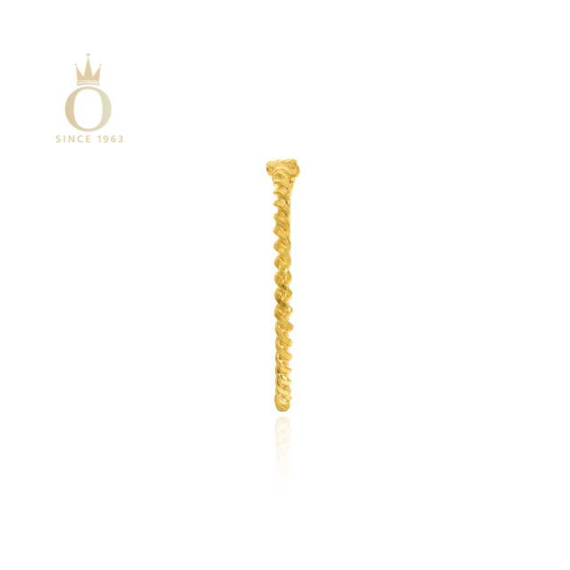 Overlapping Knot Gold Noa Bangle - Image 4